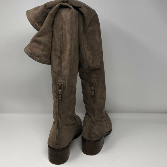 Steve Madden Gabbie Micro-Suede sock boots sz 8.5 - Picture 4 of 11